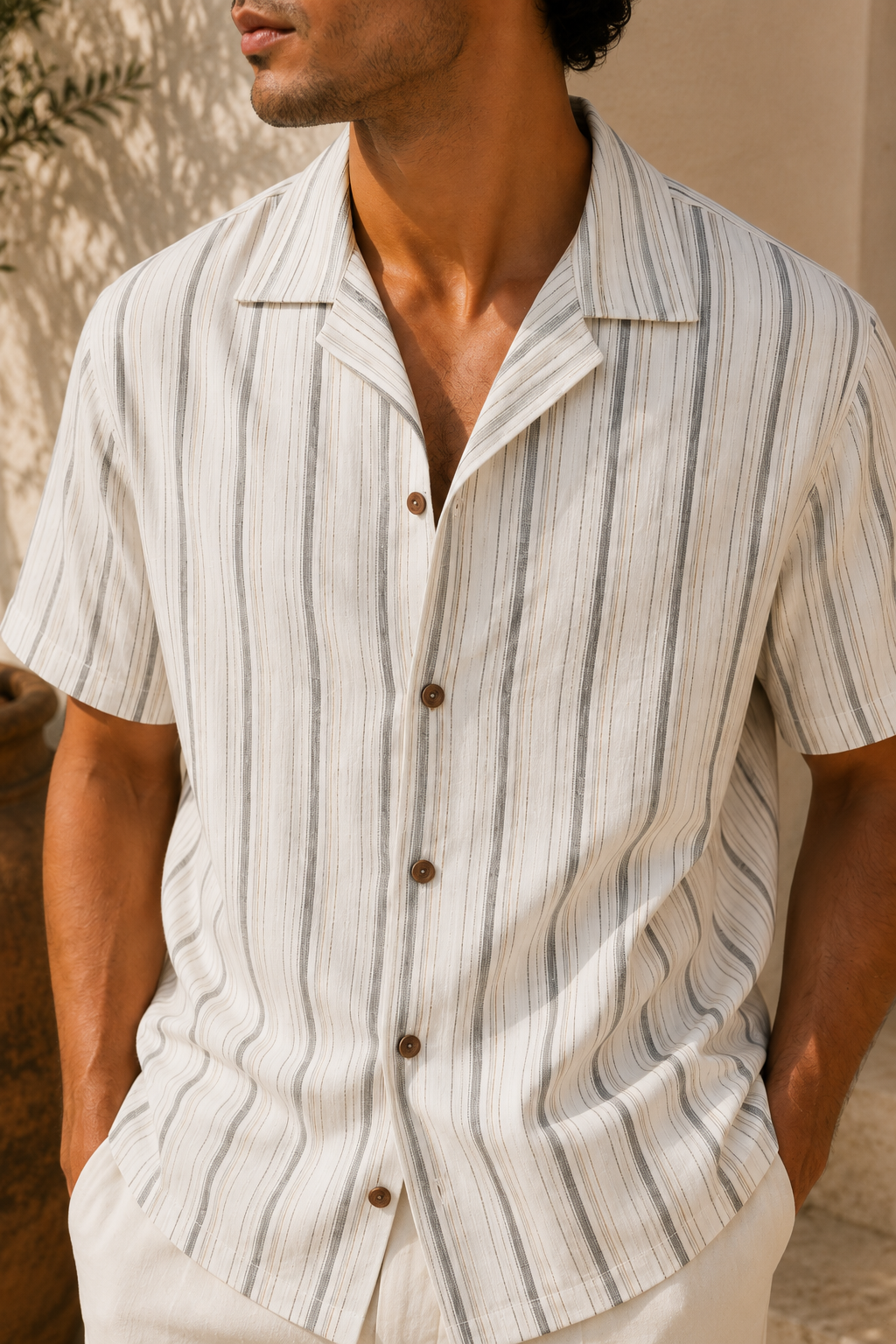 Santorini Stripe Shirt