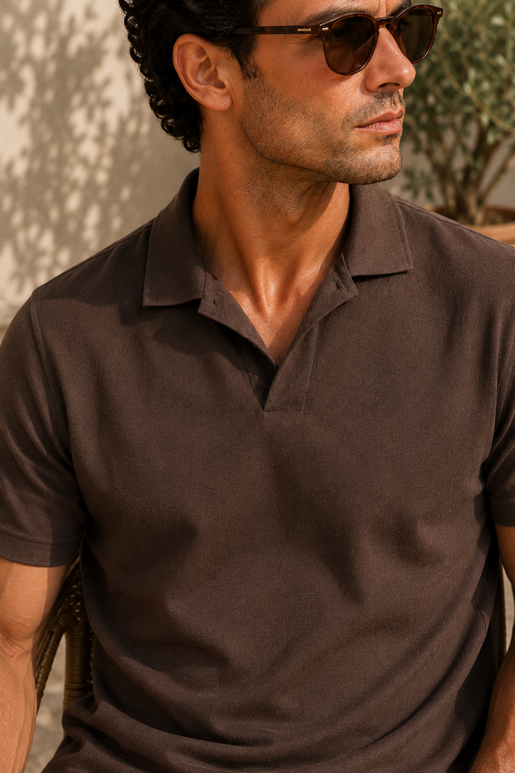 Brown Polo Shirt