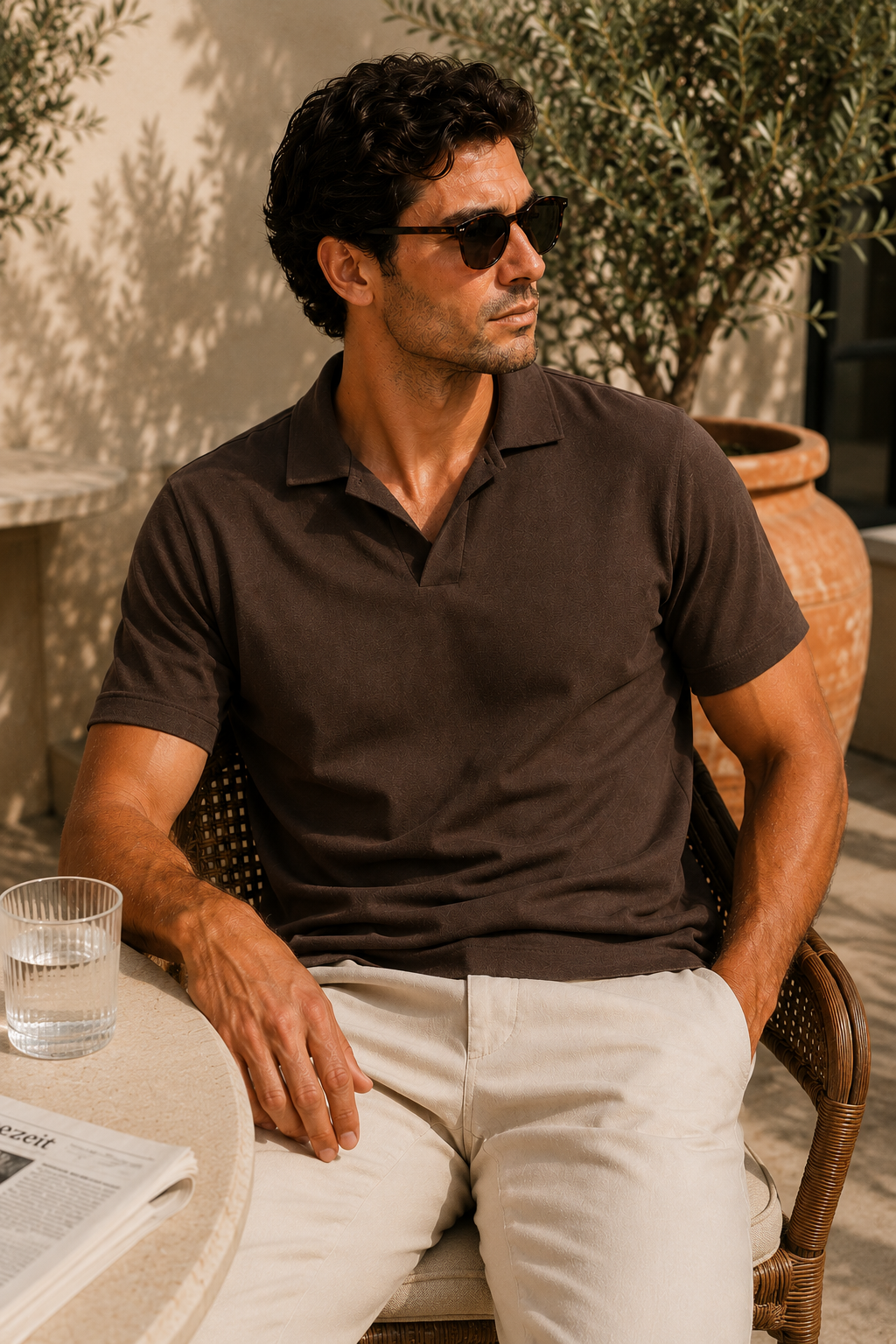 Brown Polo Shirt
